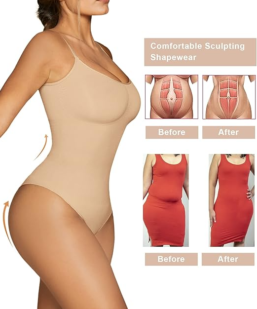 Curve Luxe | Women's Shaper Bodysuit Thong