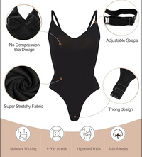 Curve Luxe | Women's Shaper Bodysuit Thong