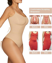 Curve Luxe | Women's Shaper Bodysuit Thong